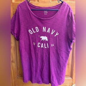Old Navy, extra large purple T-shirt